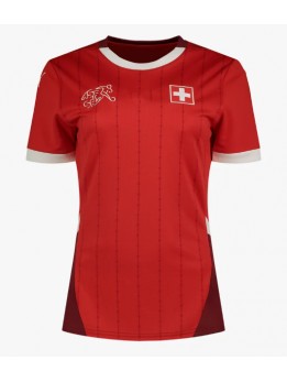 Švicarska Zenski Domaci Dres EP 2024 Kratak Rukavima Švicarska Zenski Domaci Dres EP 2024 Kratak Rukavima